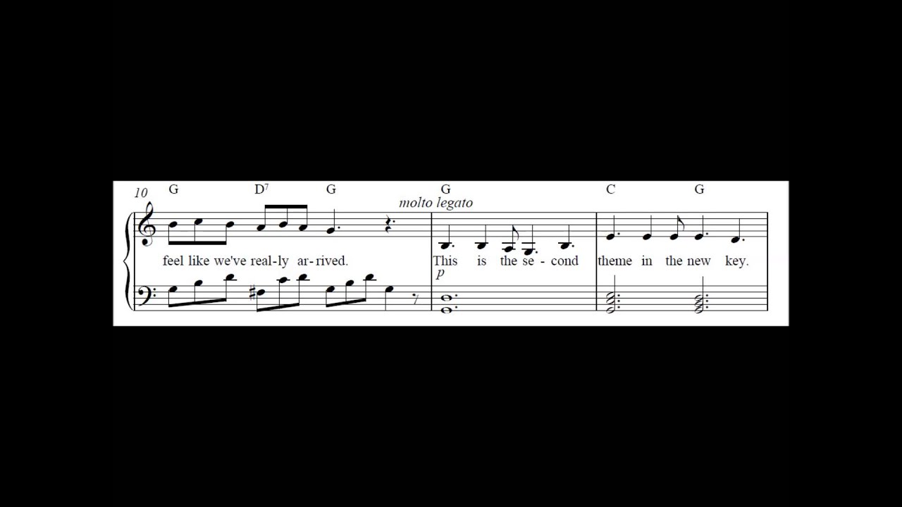 sonata form song