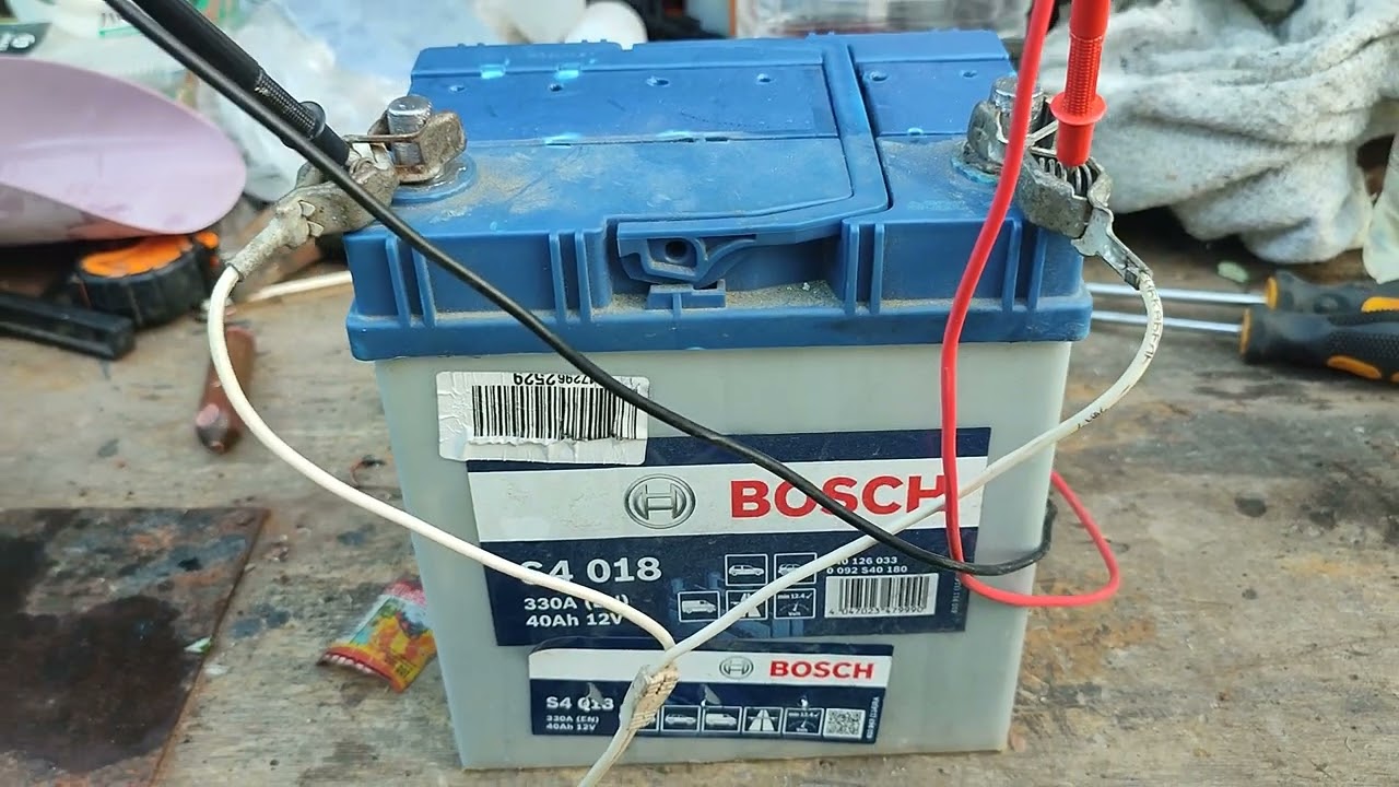 Обслуживает необслуживаемый аккумулятор Bosch s4 018