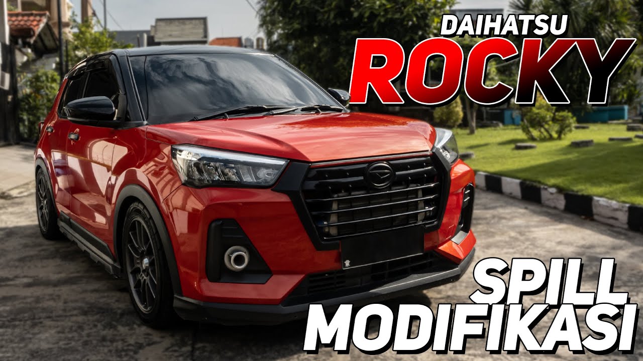 SPILL MODIFIKASI YANG ADA DI DAIHATSU ROCKY MERAH MENYALA, PAKAI TURBO JUGA GAISS