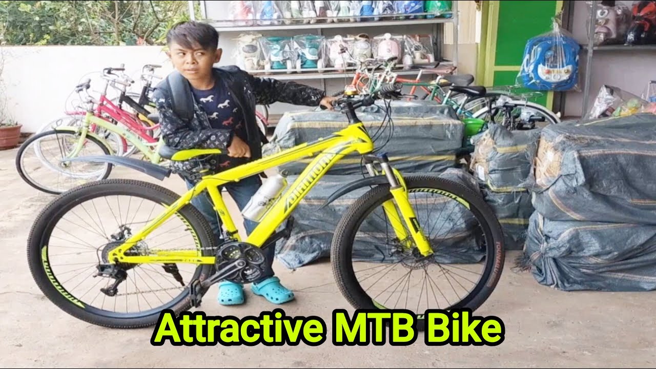 Boy Gets His Dream Bike | Yellow MTB Bike |  Bike Shopping Adventure Kid Finds the Perfect Ride