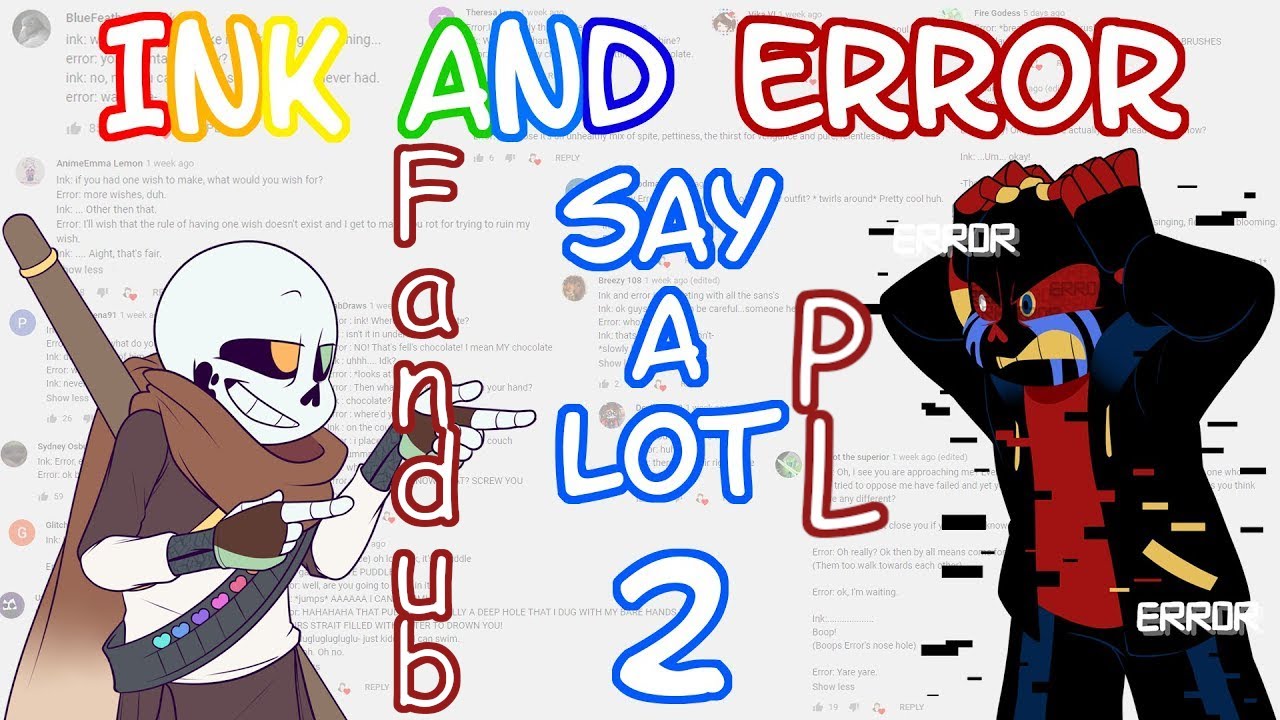 Ink and Error Say a Lot 2 // [ Undertale AU FanDub PL ] // Z: @UnderversePolska