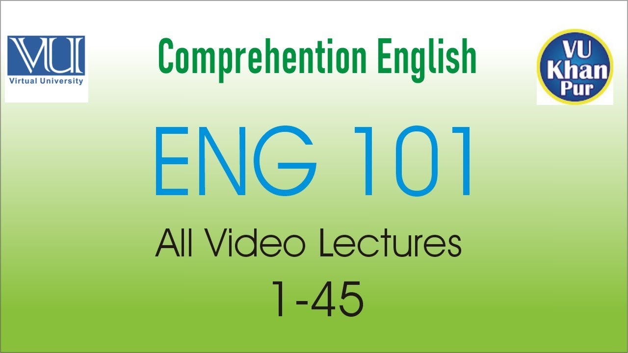 ENG101 Lecture27