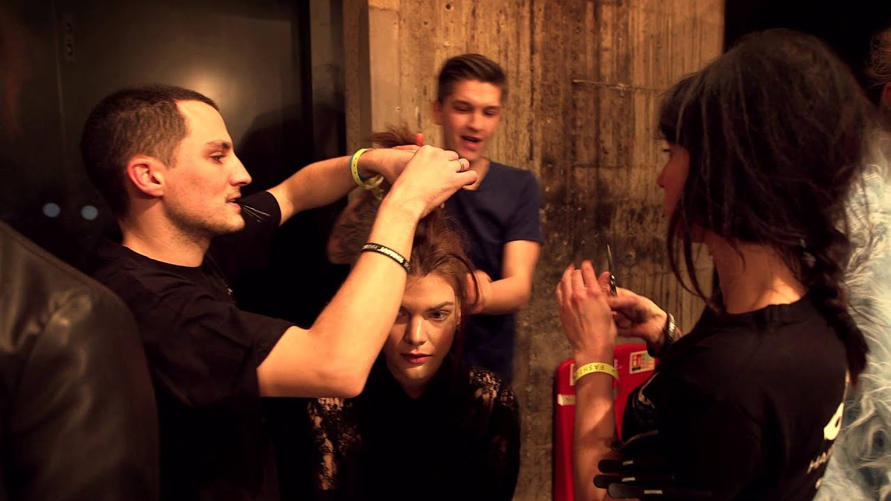 Backstage at FASHION EAST AW13