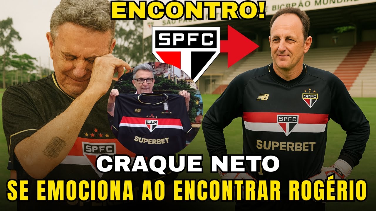CRAQUE NETO ENCONTRA ROGÉRIO CENI E SE EMOCIONA 
