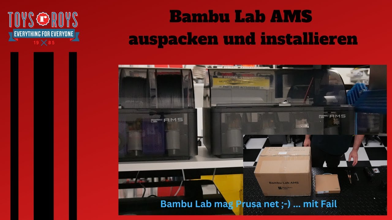 Bambu Lab AMS installieren ... mit Fail - Bambu Lab mag Prusa net ;-)