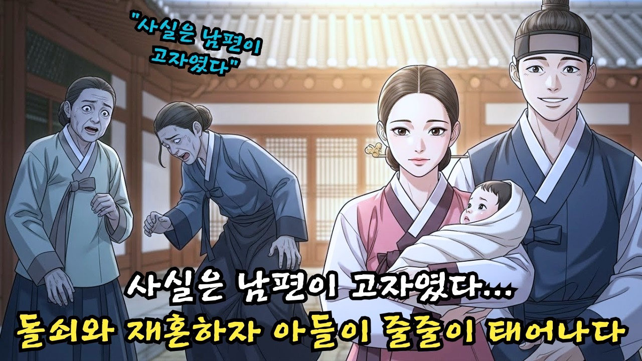 “사실은 남편이 고자였다” 불임 누명 쓰고 쫓겨난 며느리, 돌쇠와 재혼해 줄줄이 아들 낳자 시댁이 보인 반응 | 조선 |야담
