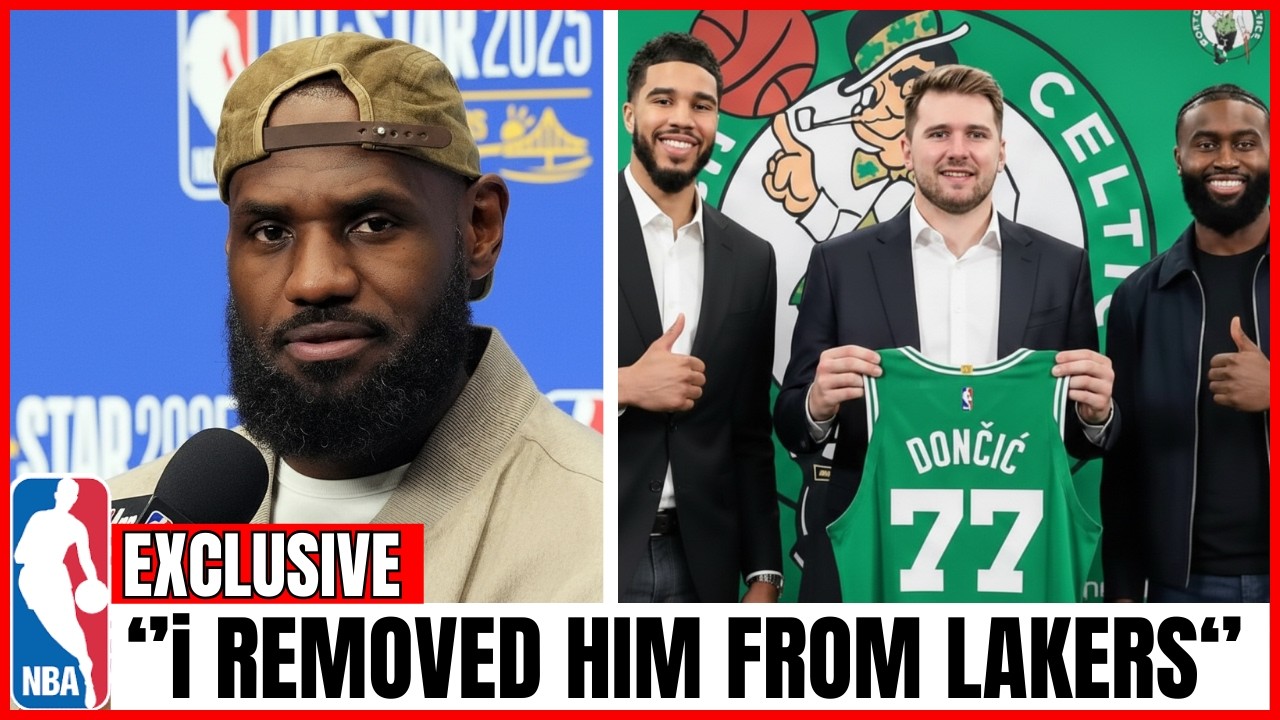 LeBron Speaks Out on Luka Trade to Celtics After Bronny Disrespect