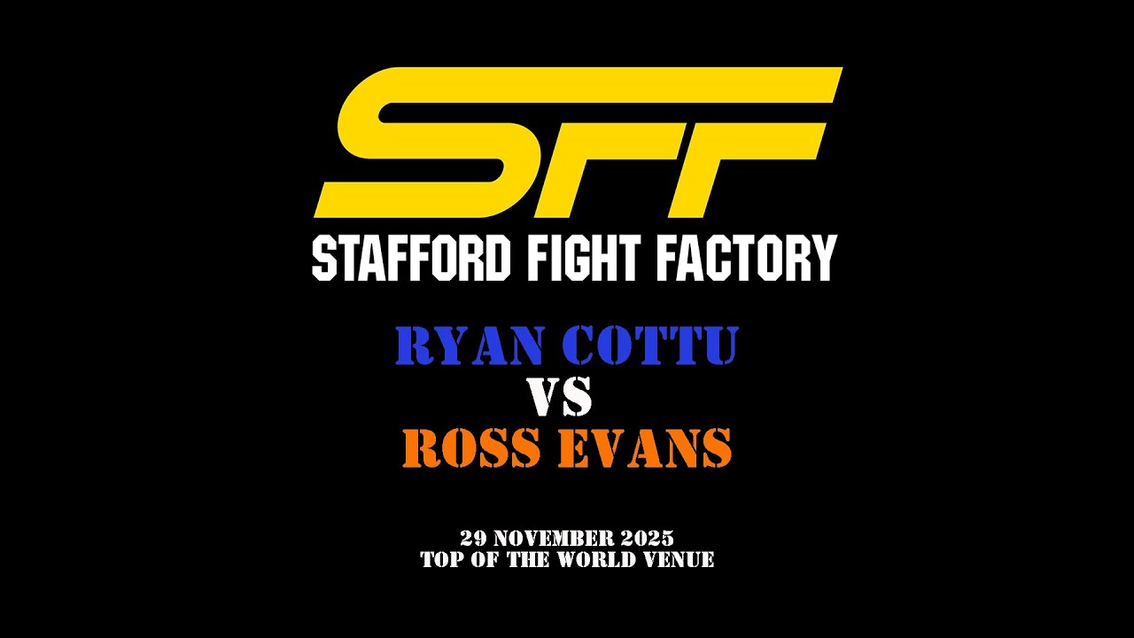 Boxing: SFF Night Ryan Cottu vs Ross Evans