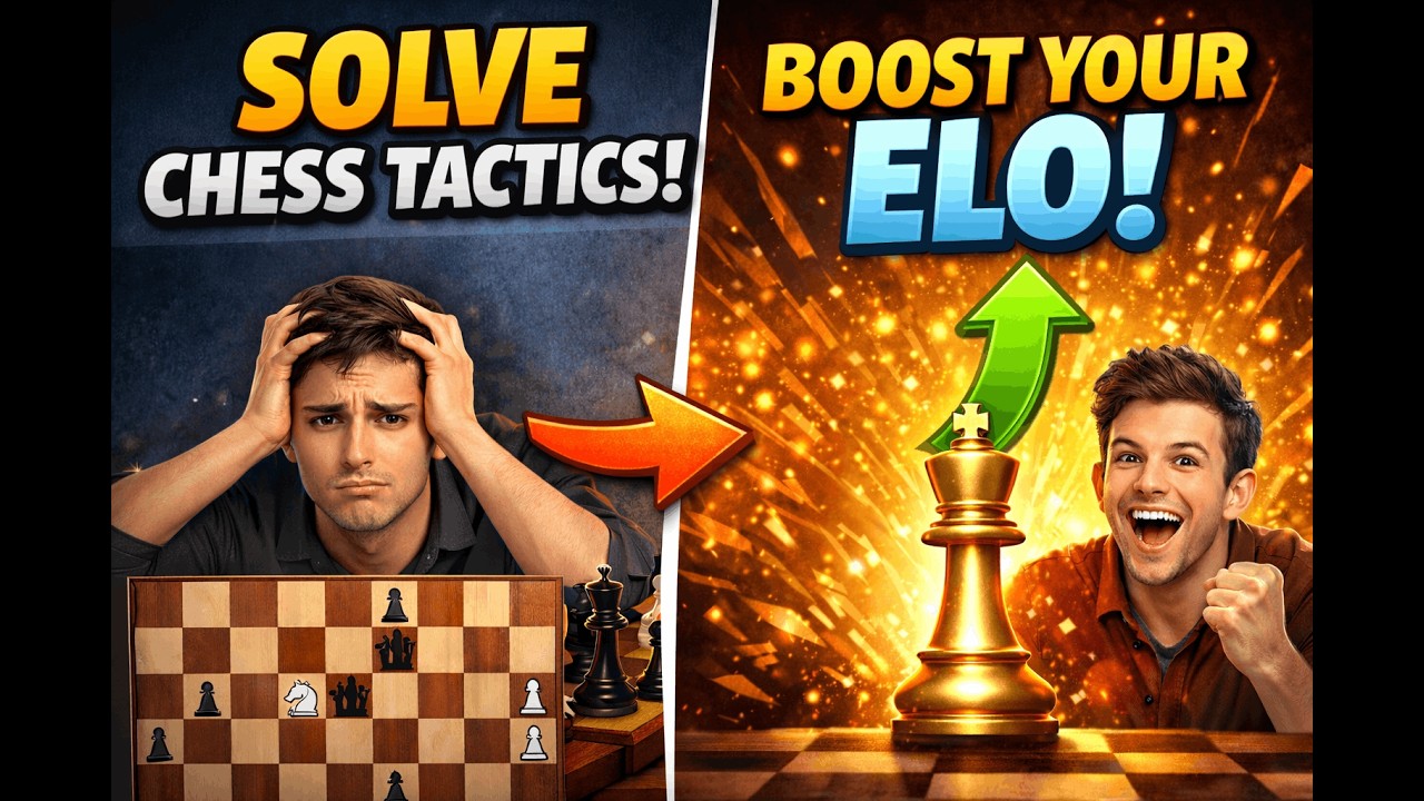 Improve Your Chess-Rating TODAY! Solve Tactics & Stop Blundering NOW