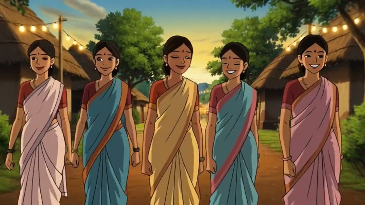 Gaon Ka Mela 🎠 | Jhoola, Kulfi Aur Bachpan Ki Khushi | Indian Ghibli Style Story