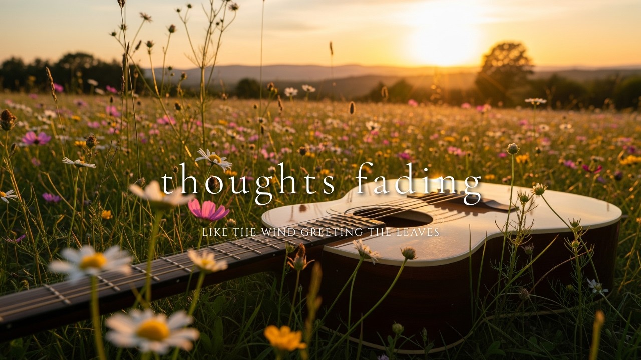 Soft Acoustic Guitar for Relaxation, Overthinking & Calm Mind 🫧 Thoughts Can Rest