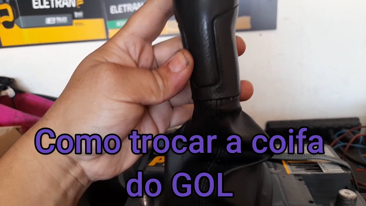 Como trocar a coifa da manopla da alavanca de cambio gol g4 g5 #dica056