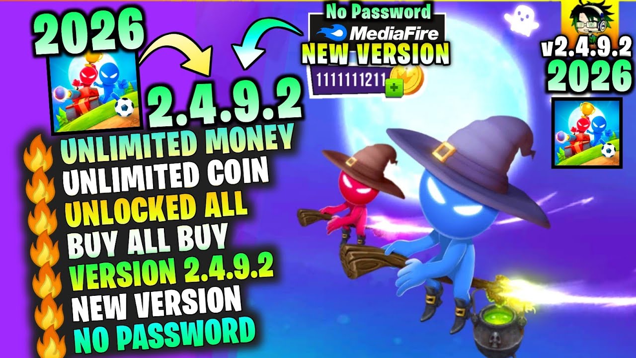 MOD‼️Stickman Party MOD APK 2026 versi 2.4.9.2 || Stickman Party mod apk 2026