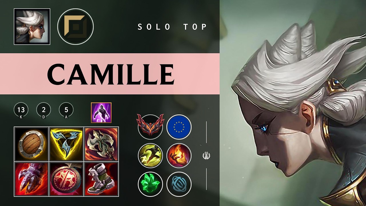Camille Top vs Fiora - EUW Grandmaster Patch 26.06