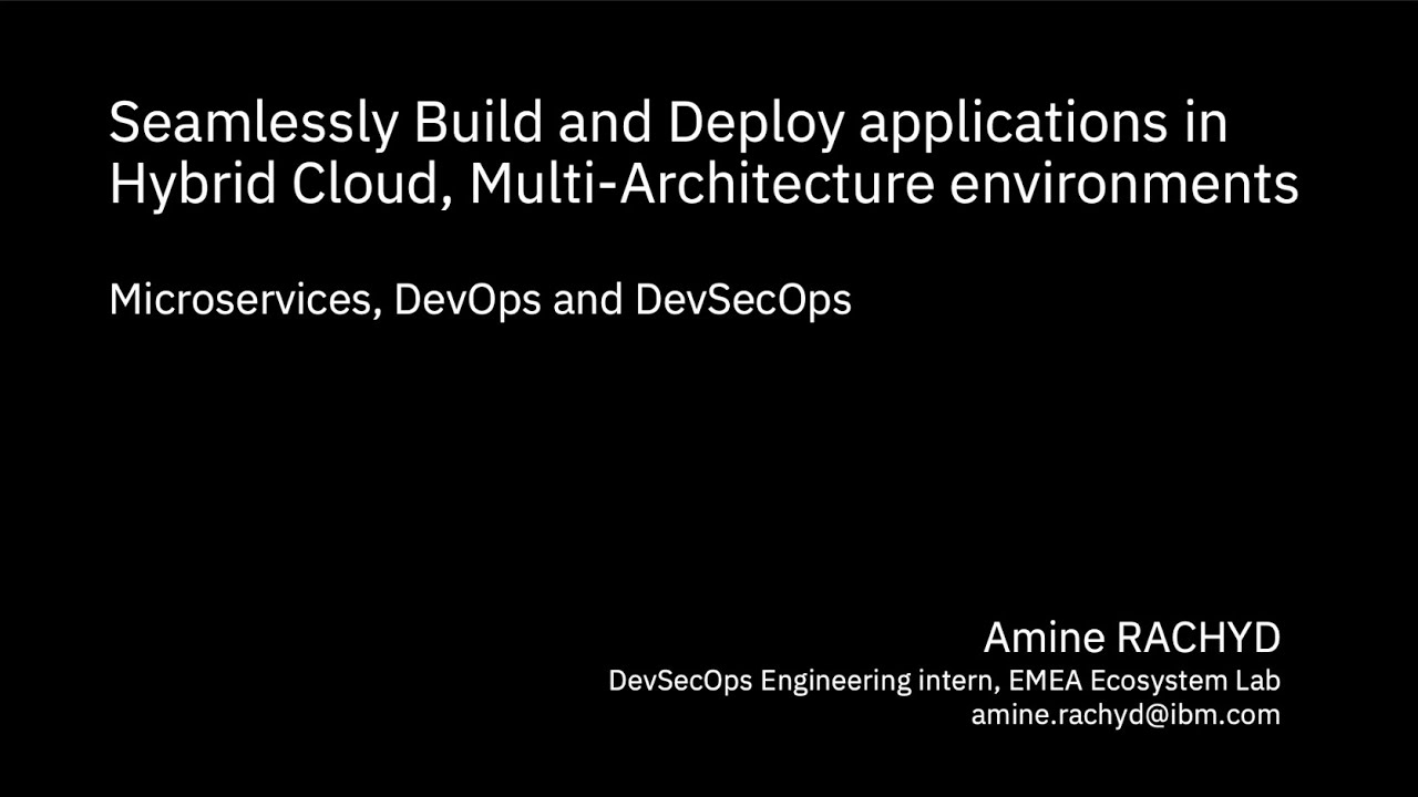 2 - HMCS techzone demo - Microservices, DevOps and DevSecOps