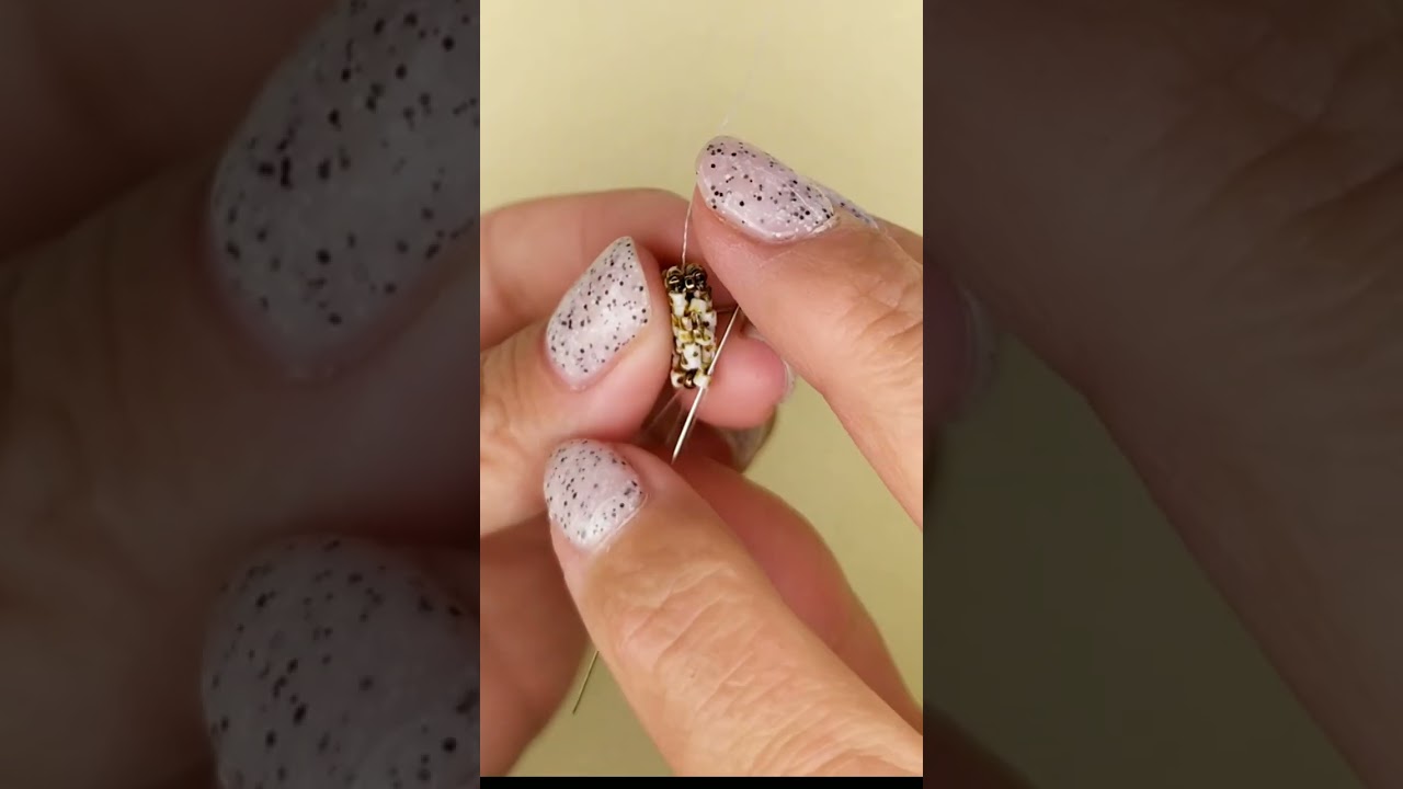 Серьги - треугольники, часть 2/2.