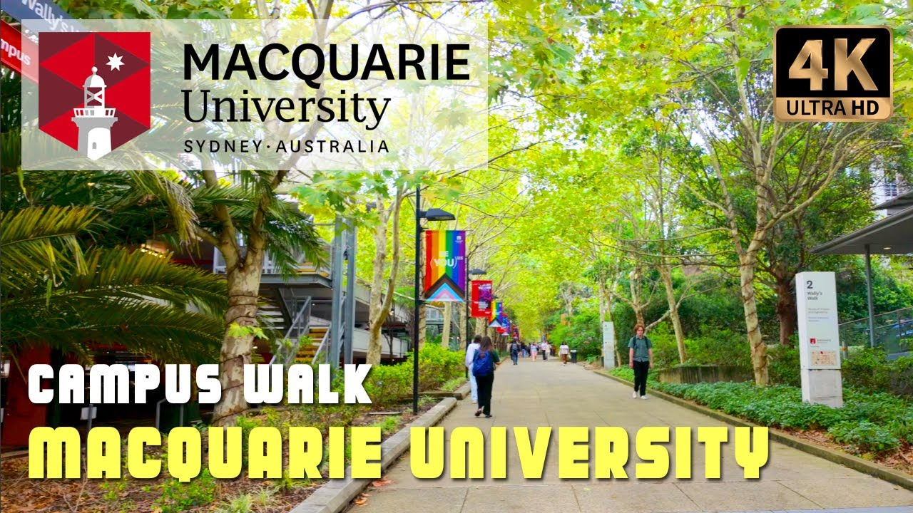 Macquarie University Walking Tour, Sydney Australia - Autumn 2025 - [4K HDR] With Captions