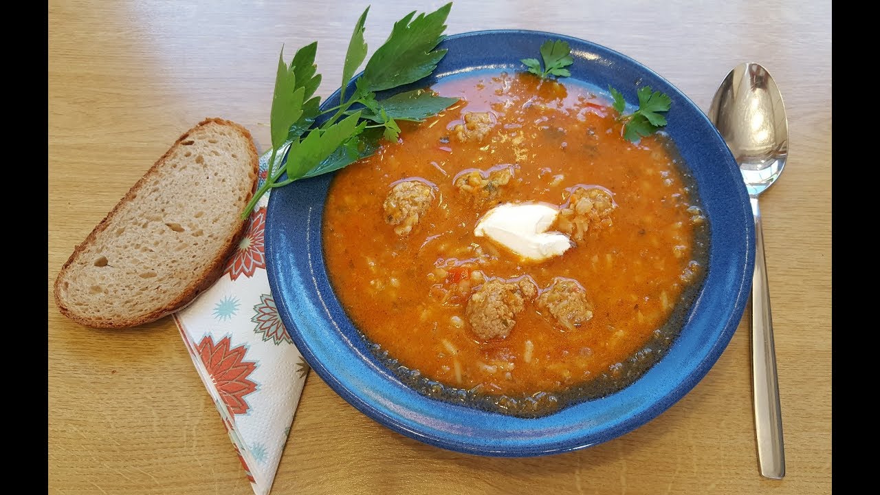 Ciorba de perisoare // Gemüseeintopf mit Fleischbällchen // Hackbällchen- Gemüseeintopf