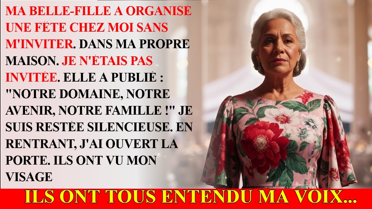 Ma Belle-Fille A Organisé Une Soirée Dans Ma Maison Sans M'Inviter. Ce Que J'Ai Dit En Rentrant A...