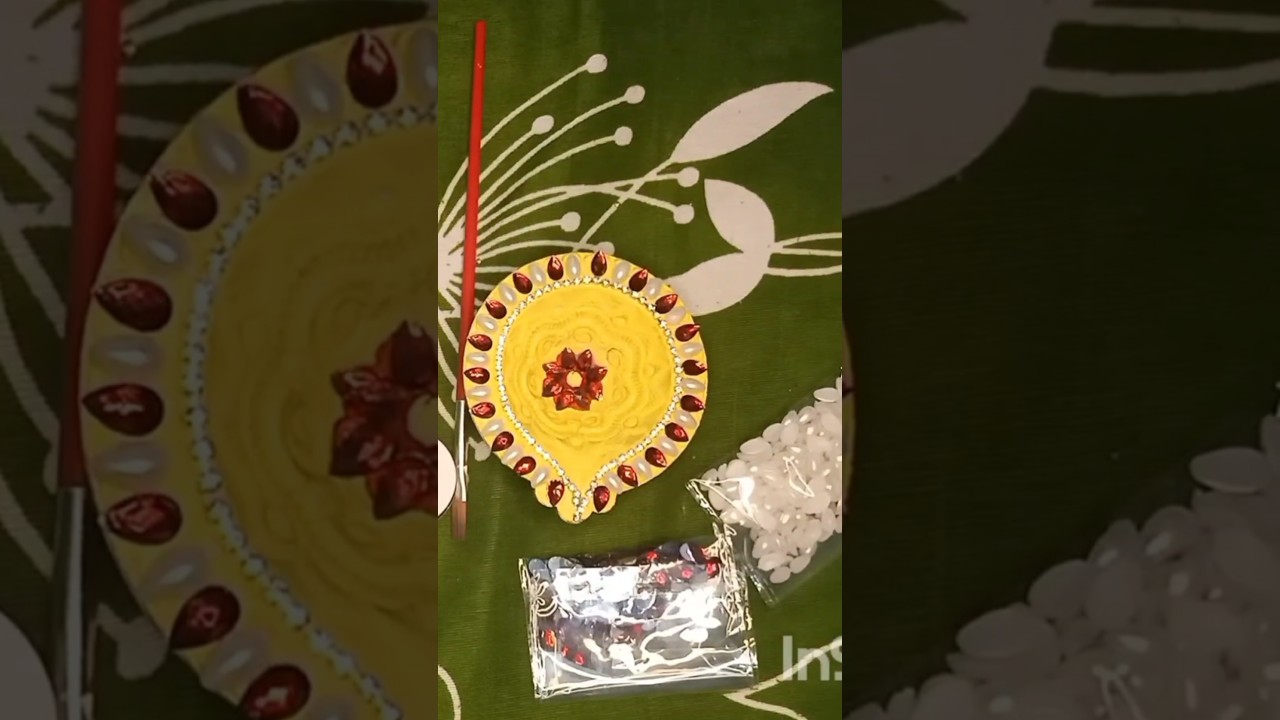 dewali diya decoration #art #craft#asmr#share #follow#dly #dewali #dhanterash