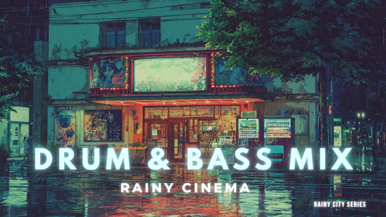Liquid Funk Drum and Bass for Study & Focus | Rainy Cinema &ndash; Rainy City Series #7