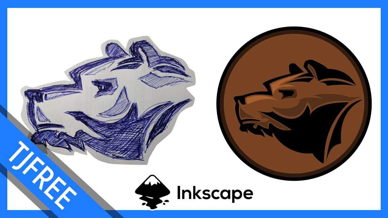 Inkscape 1.0 | Эскиз в вектор