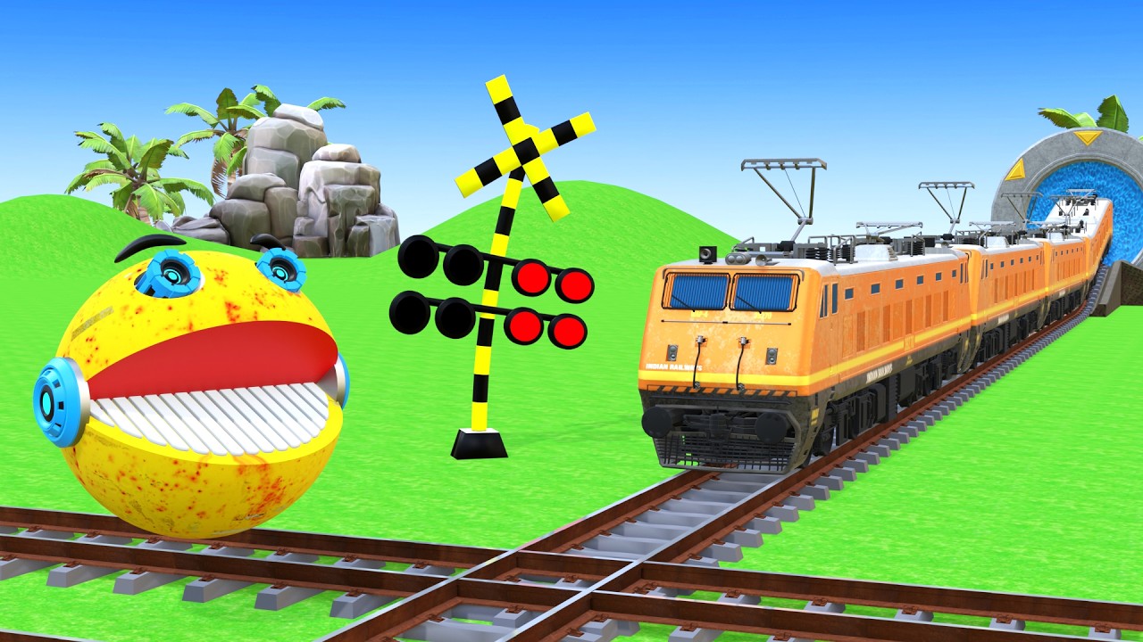 【踏切アニメ】LIVE配信 #101🚦🚦踏切カンカンが一列に並んで大行進中で注意！ Fumikiri Railroad Crossing
