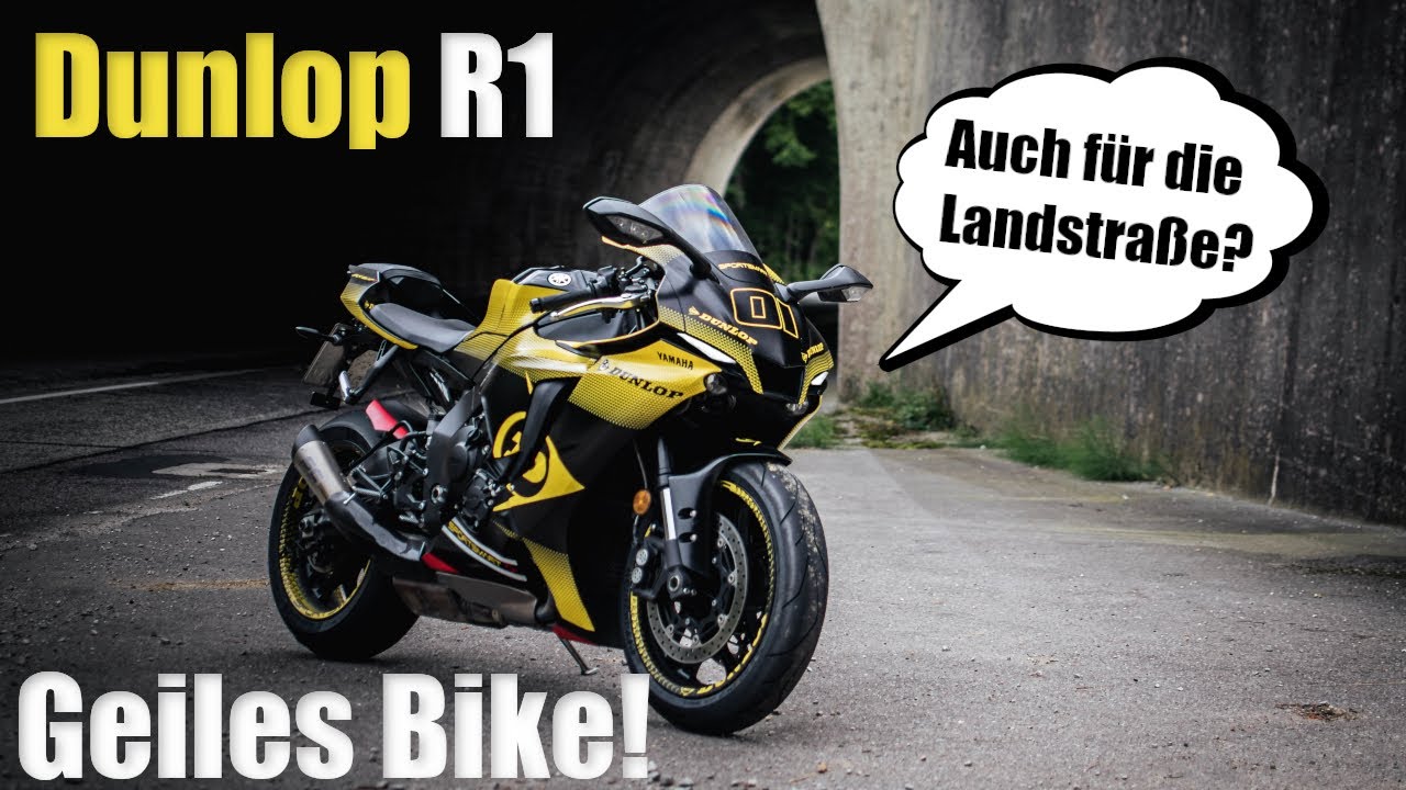 Wir schauen uns die Dunlop Yamaha YZF-R1 an! | Dualvlog