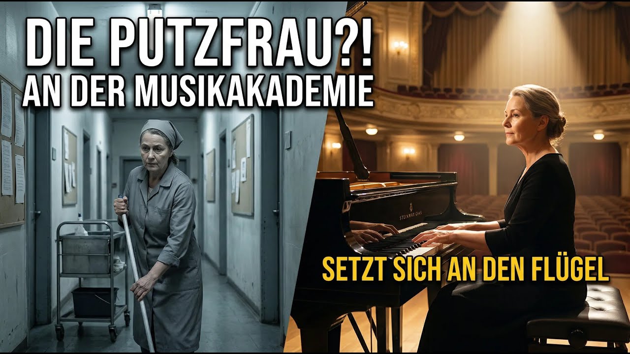 Alle lachten über die Putzfrau – bis sie sich an den Flügel setzte