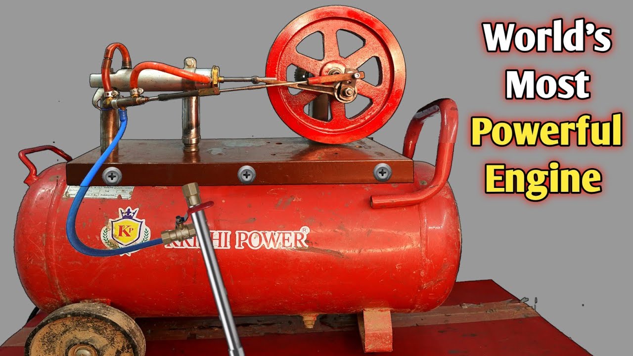 World's Most Powerful Steam Engine ||  DOUBLE Cylinder Steam Engine