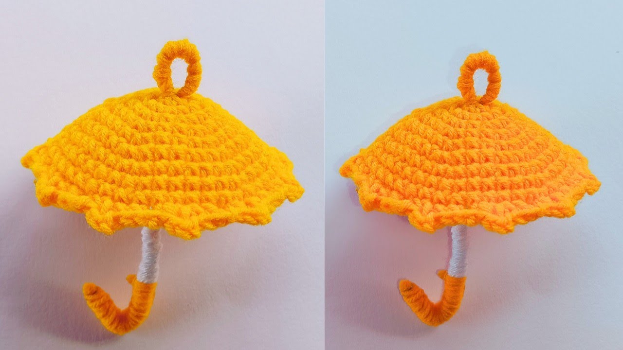 How to Crochet Umbrella☂️/Pattern/Amigurumi Umbrella/Crochet for Beginners #diy #crochet #amigurumi