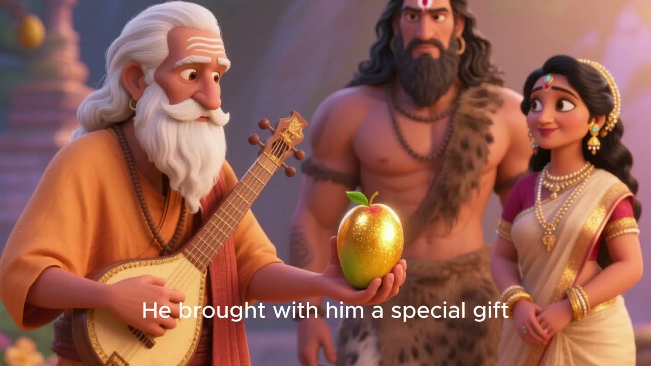 Lord Murugan & the Mango 🥭 | Moral Story for Kids | Hindu Mythology Story