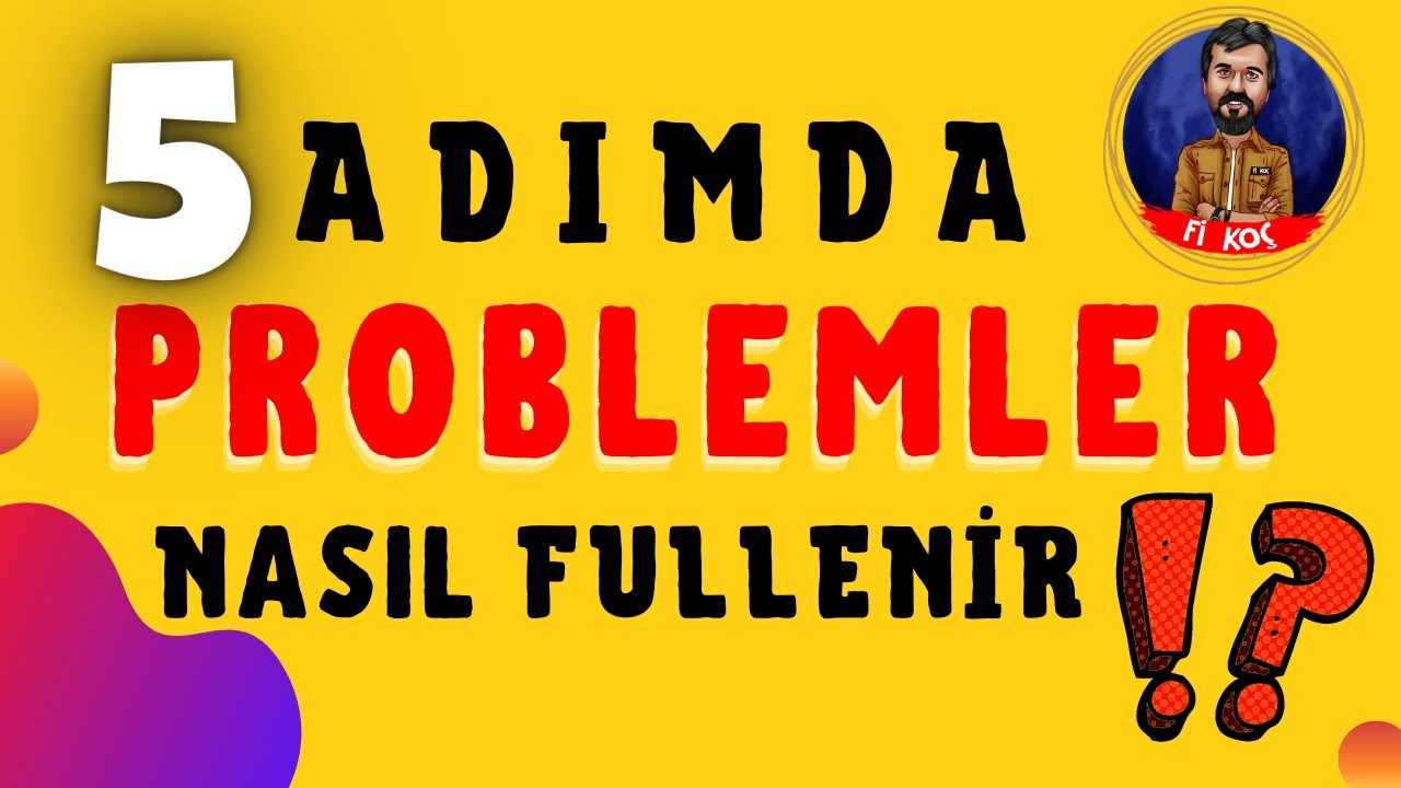 5 ADIMDA TYT PROBLEMLER Nasıl Fullenir? #2021yks