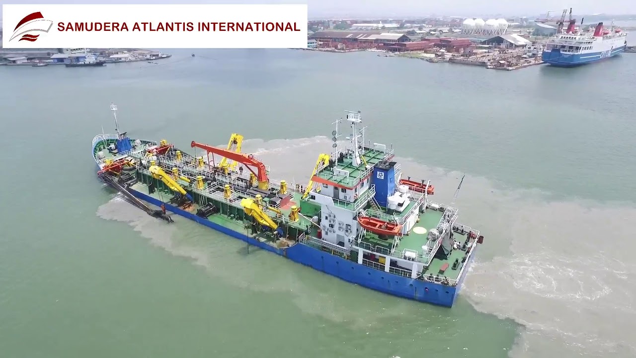 Dredging at Tanjung Emas Port with TSHD King Arthur 8
