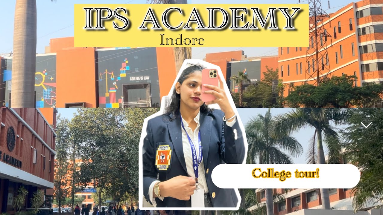 IPS academy 🏫📚 |college TOUR| campus vlog + school #ips #academy #vlog 