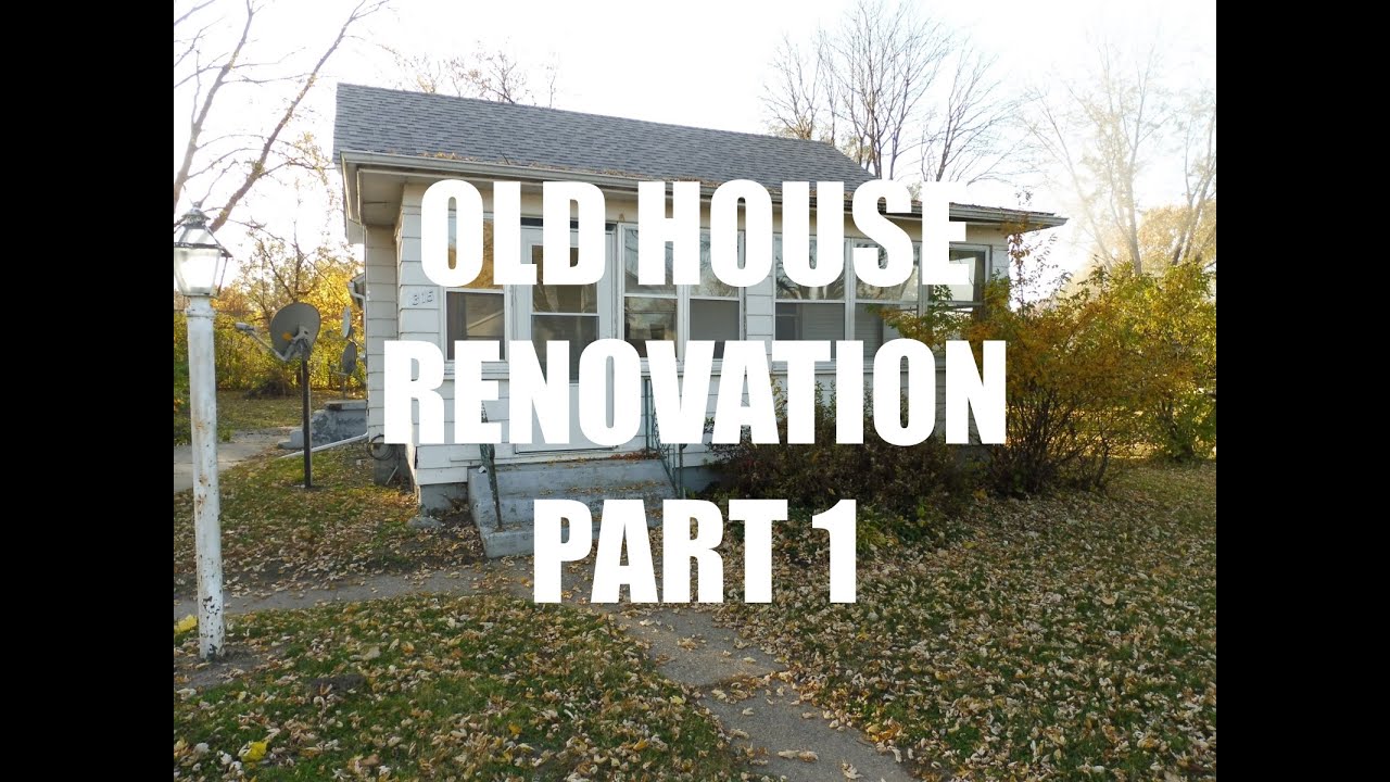 Old House Renovation Part 1 Outside Tour & Cleanup