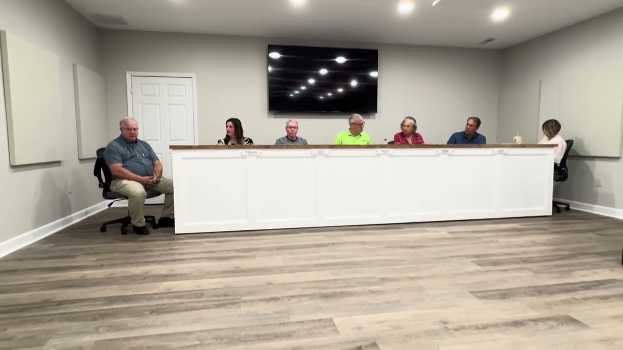 Town of Jasper City Meeting - October 13, 2025