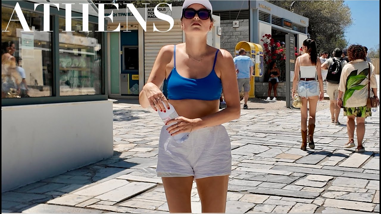 Athens Heatwave Walk Around Acropolis Hill | June 2025