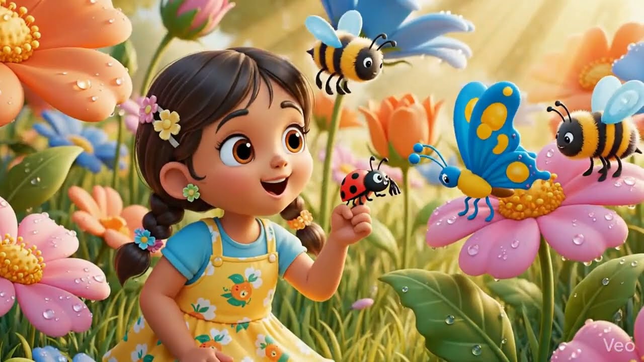 Micuța Ioana și insectele din grădină