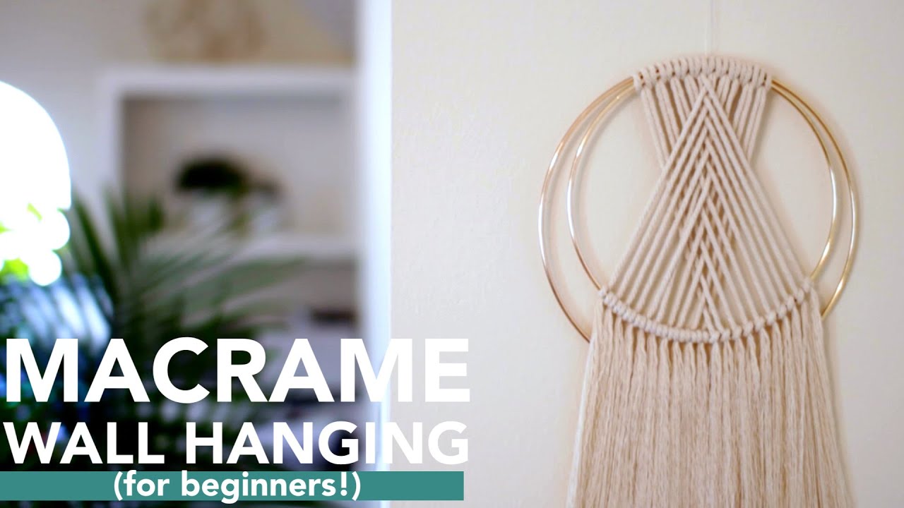 DIY Macramé Wall Hanging | Intro to Macramé