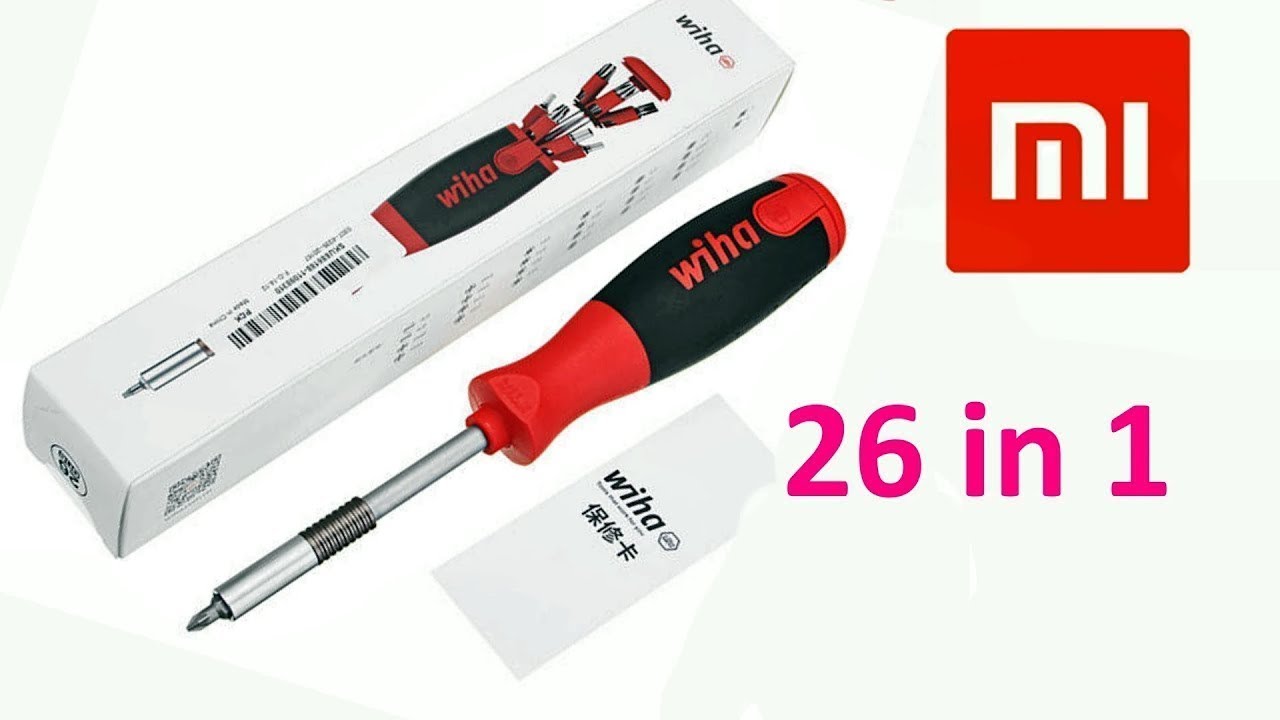 XIAOMI WIHA ВИКРУТКА НОВОГО ПОКОЛІННЯ з насадками 26 в 1 НАЙКРАЩА В 2018