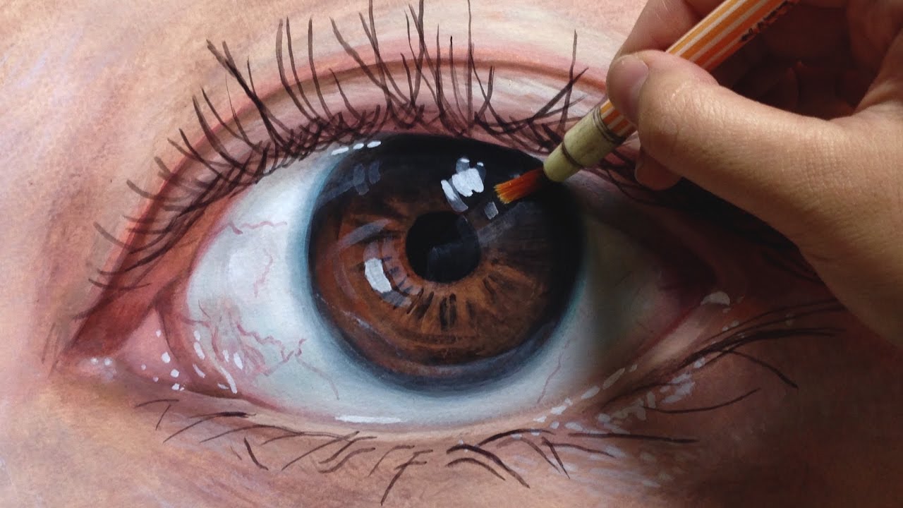 How to paint an eye.