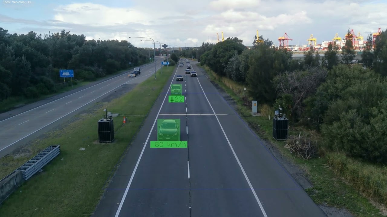 Ghost Analytics AI Traffic Detection Demo - Sydney Australia