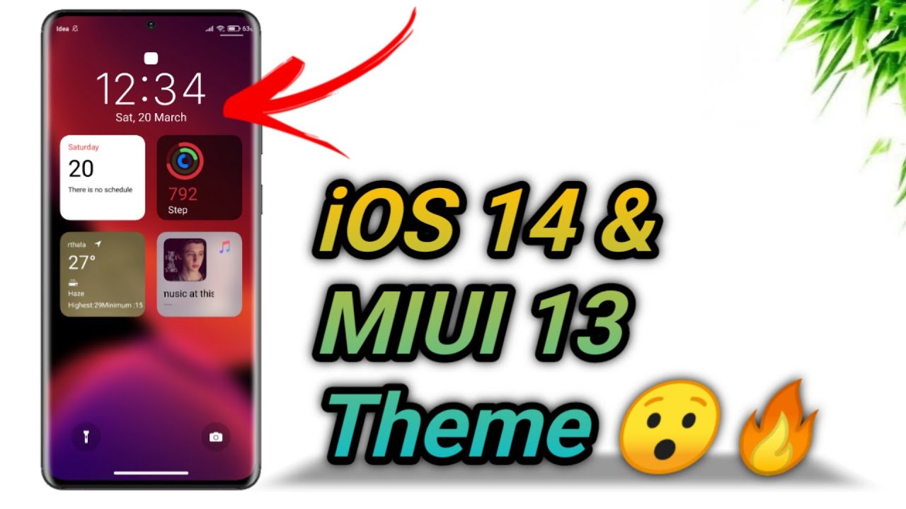 MIUI 12/12.5 - Install iOS 14 & MIUI 13 Theme on your Xiaomi , Redmi , Poco Device 🔥🔥
