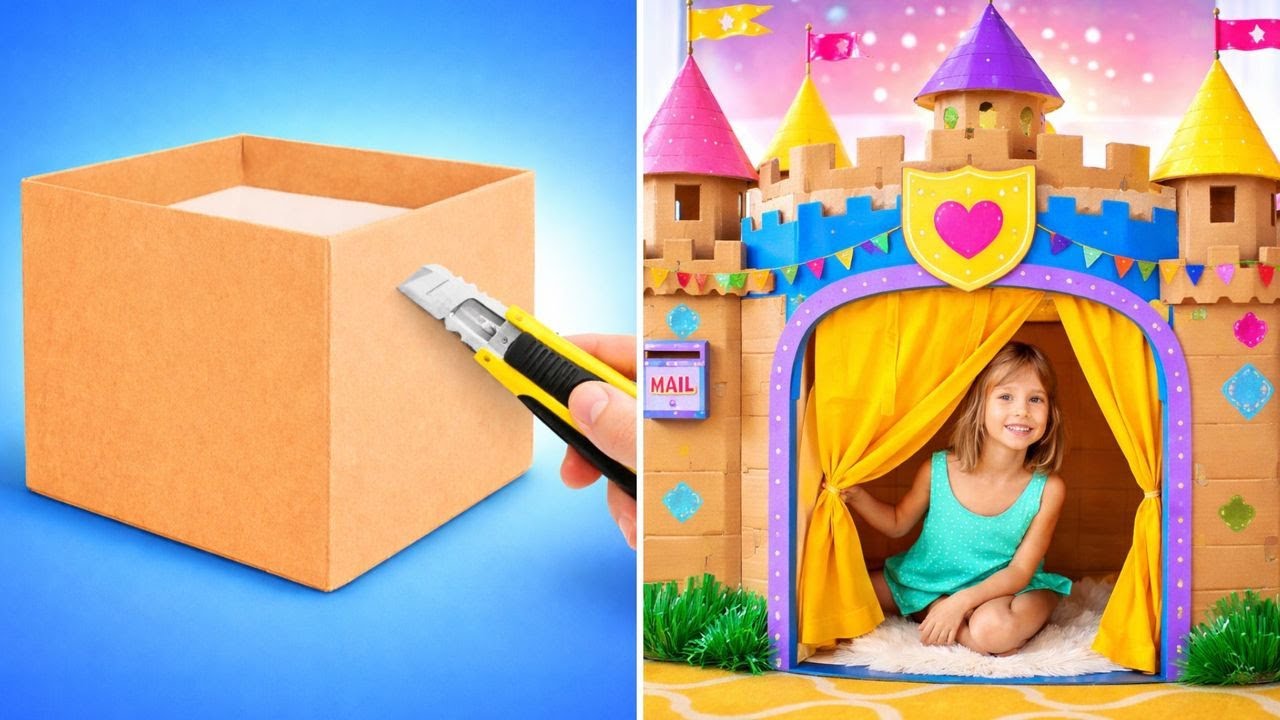 Creative Fun for Parents: DIY Playhouses, Cardboard Crafts & Smart Hacks