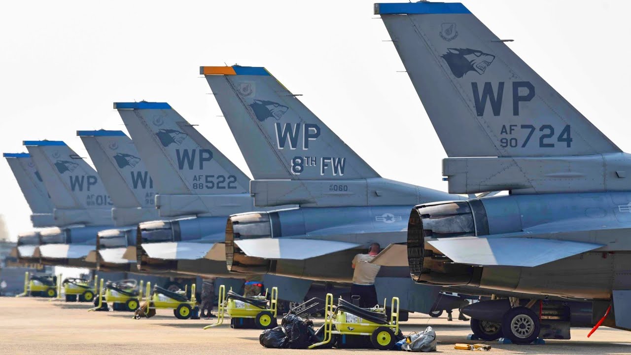 Волчья Стая. Истребители F-16 Fighting Falcon ВВС США в Таиланде.