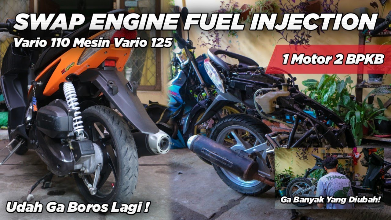 Vario Karbu Pakai Mesin Vario 125 Pertamina Auto Ketar-Ketir || Dua Motor Jadi Satu❗