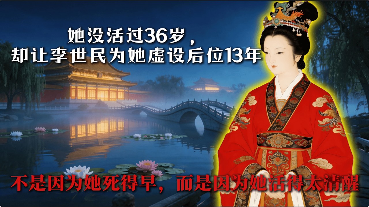 深夜书房｜沉浸式解读 | 李世民为她虚设后位13年：长孙皇后到底做了什么，让他一生无法释怀？