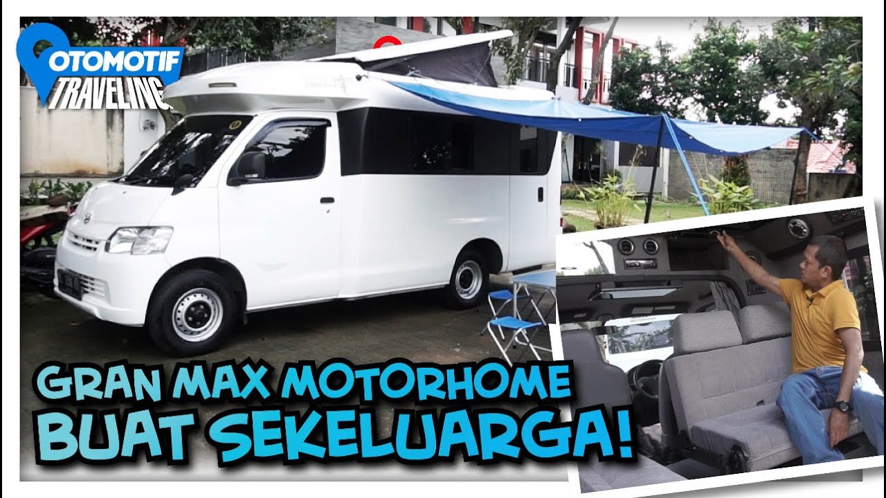 Daihatsu Gran Max Dimodifikasi Ala Rumah Berjalan. Traveling Bareng Keluarga Jadi Lebih Seru