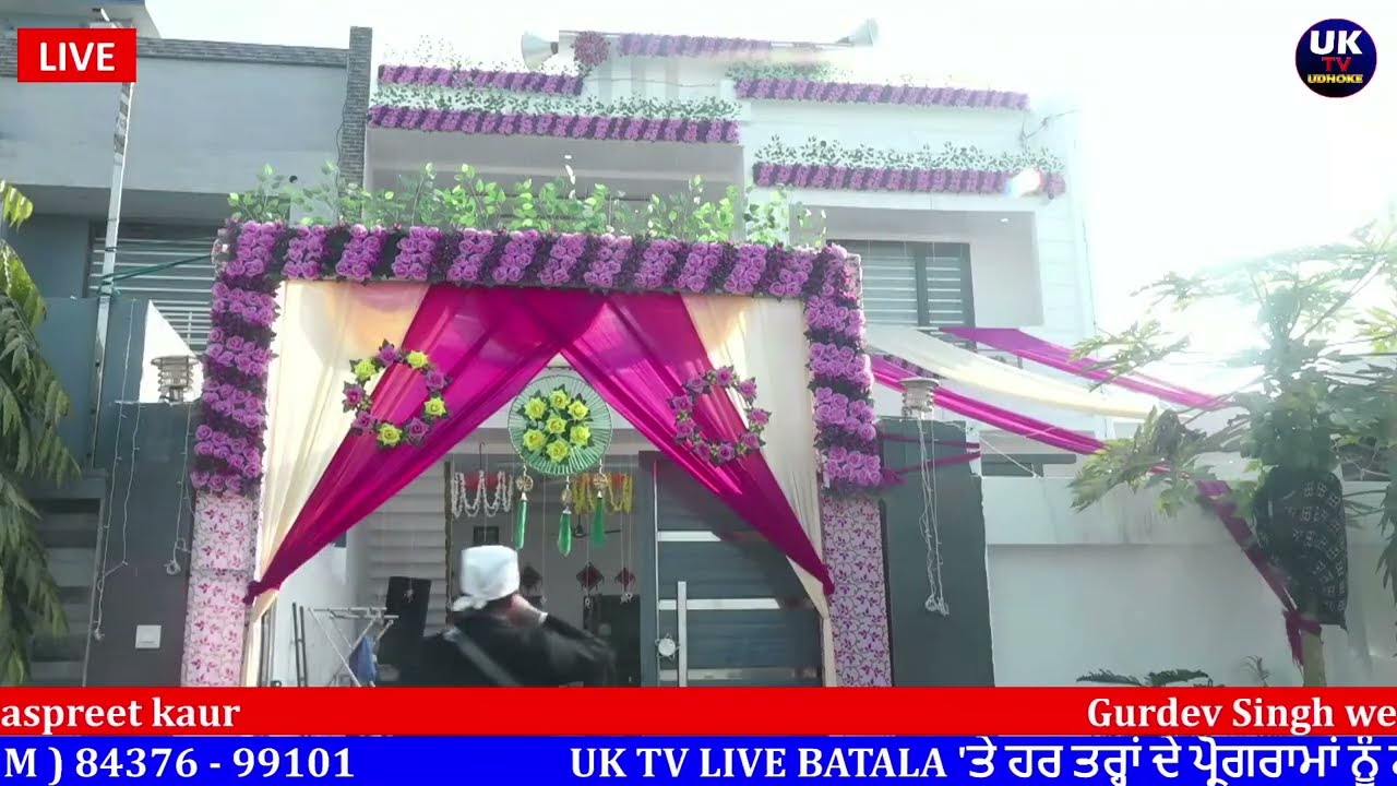 Gurdev Singh weds jaspreet kaur UK TV Live Batala Sandeep 8437699101